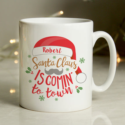 Santa Claus is Coming to Town - Personalised Mug