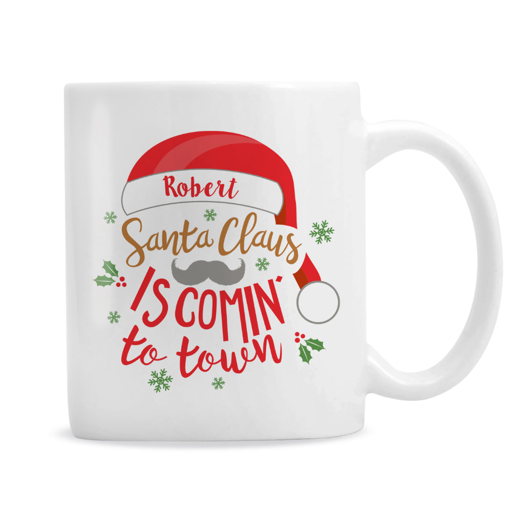 Santa Claus is Coming to Town - Personalised Mug