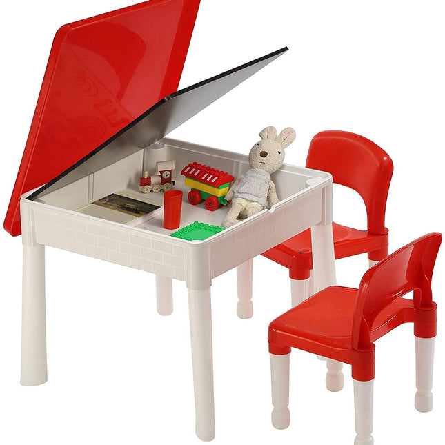 Multi Activity Table with White Board and Chalk Board - Junior Bambinos