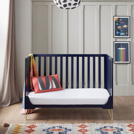 Kimi Cot Bed - Midnight Navy Blue