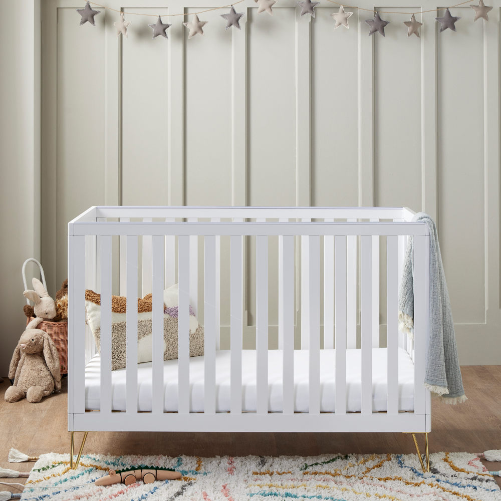 Kimi Cot Bed - White