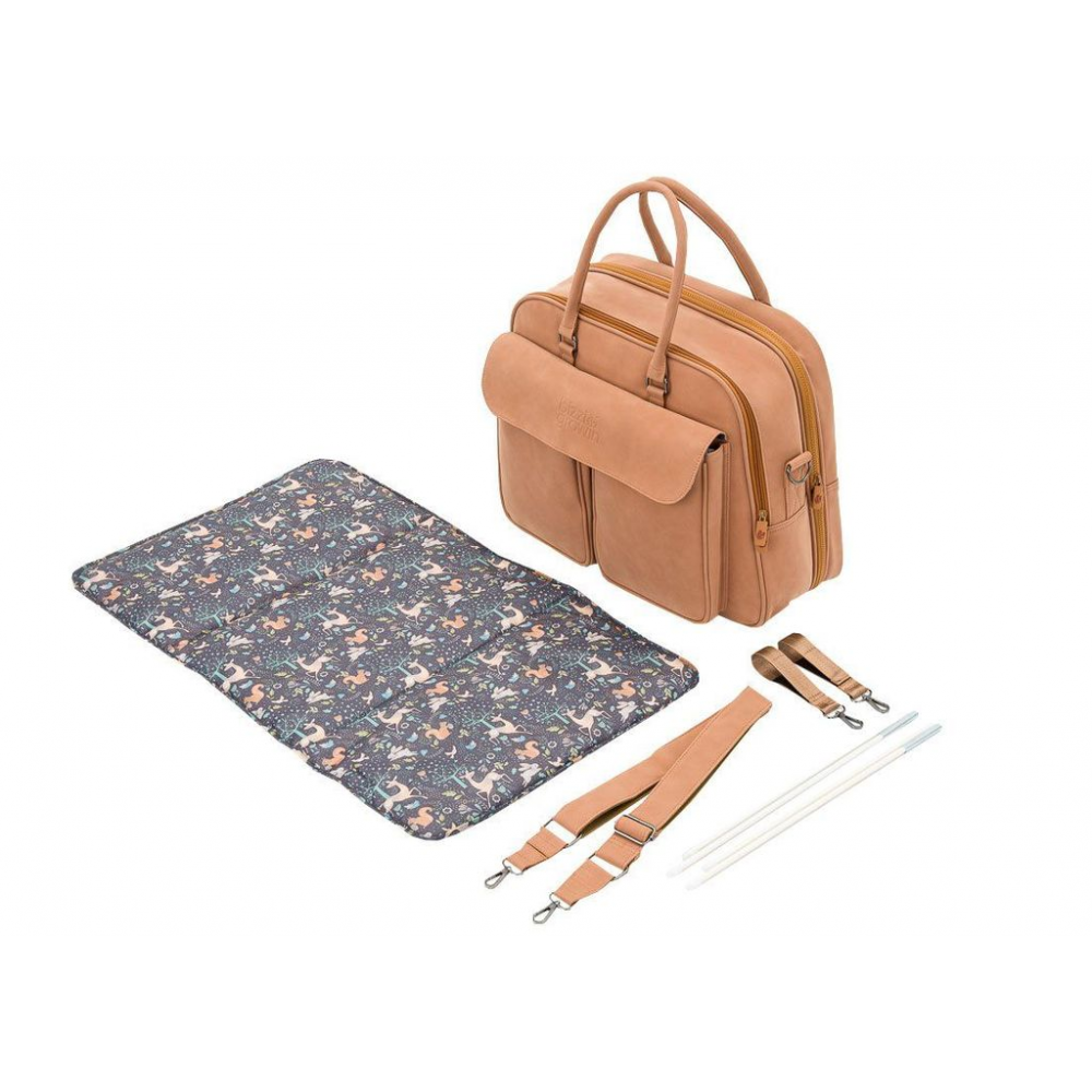 Vegan leather changing hot sale bag