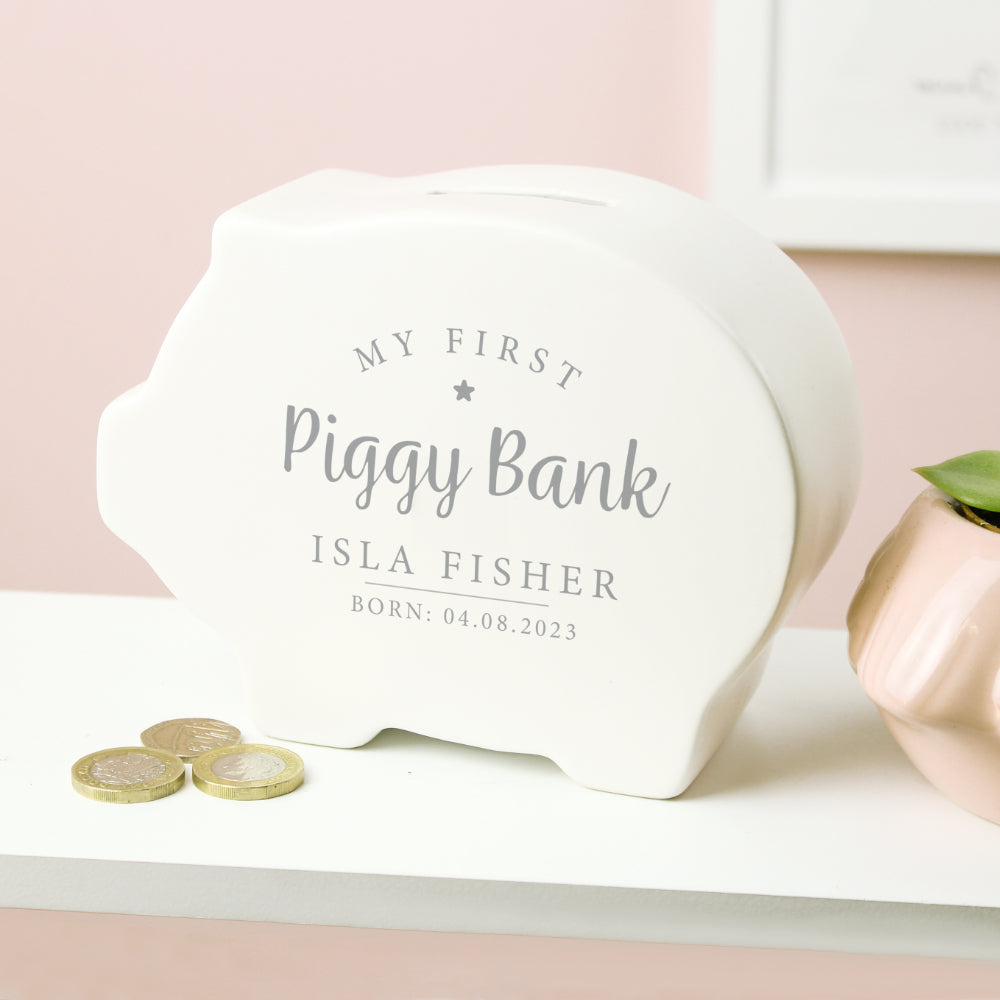 My First Piggy Bank - Personalised