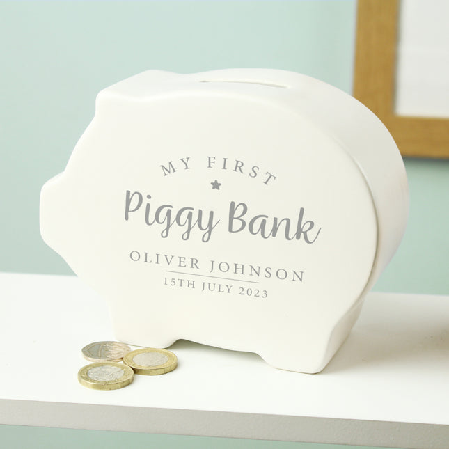 My First Piggy Bank - Personalised