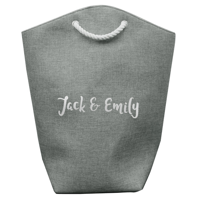 Silver Name Storage Bag - Personalised - Personalised Memento Company - Junior Bambinos