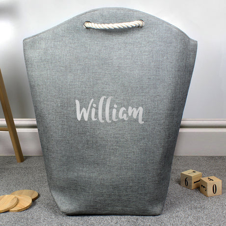 Silver Name Storage Bag - Personalised - Personalised Memento Company - Junior Bambinos