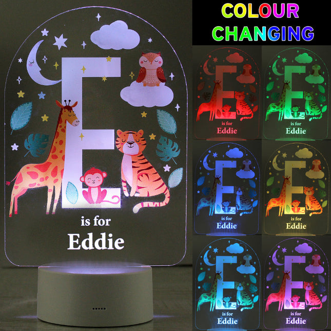 Personalised Alphabet Letter Nightlight