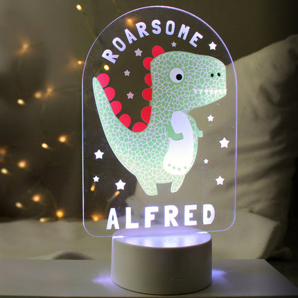 Personalised Roarsome Dinosaur Nightlight