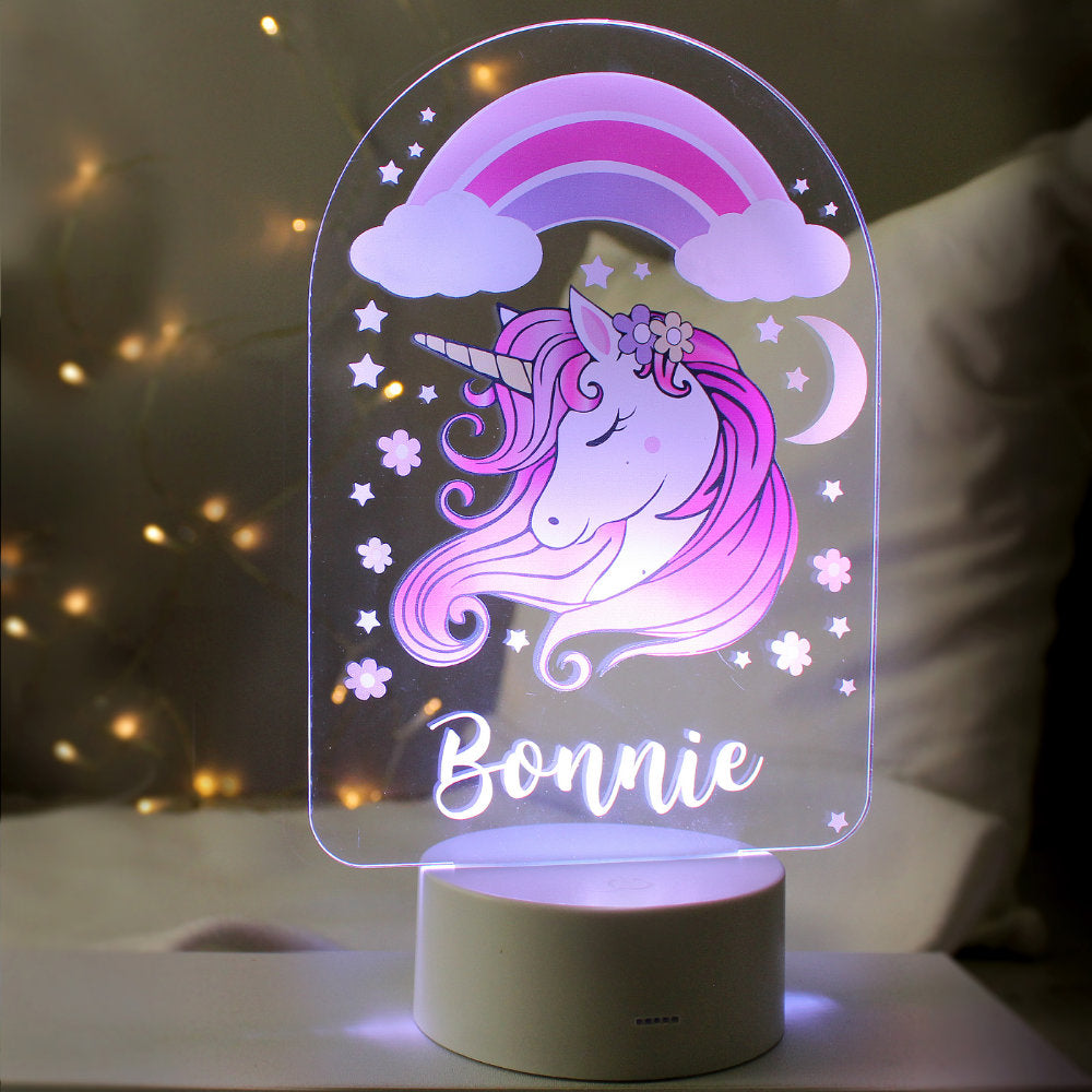 Personalised Roarsome Dinosaur Colour Changing Night LED Light