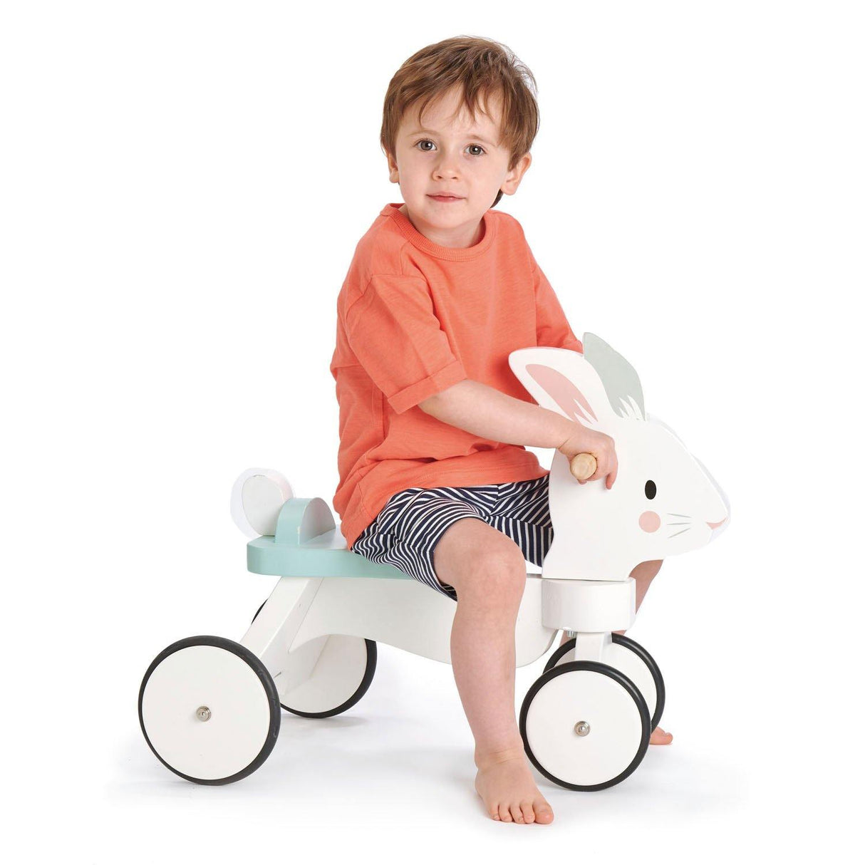 Tender Leaf Toys - Wooden Running Rabbit Ride On - Junior Bambinos