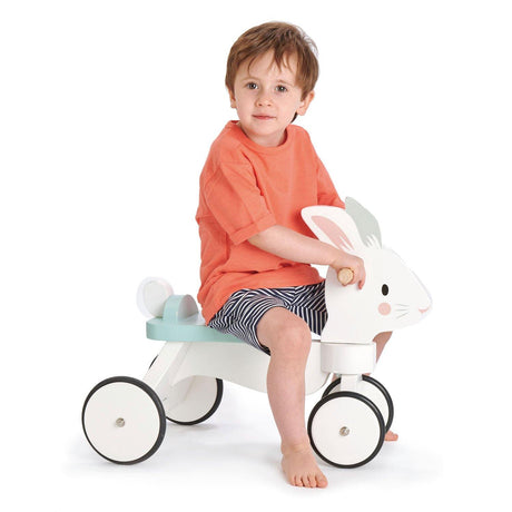 Tender Leaf Toys - Wooden Running Rabbit Ride On - Junior Bambinos