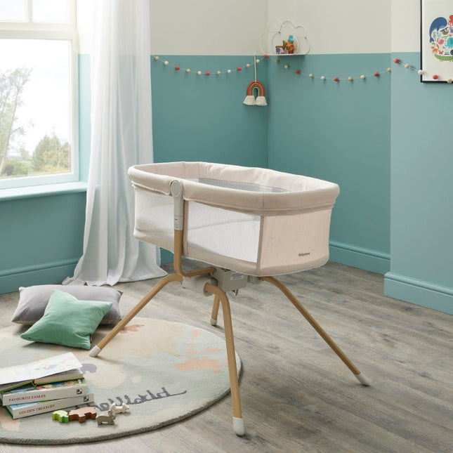 Air Motion Gliding Crib - Cream