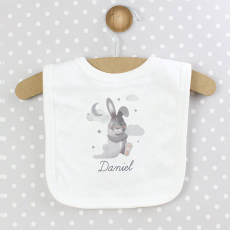 Personalised Baby Bunny Baby Bib | 0 -3 Months - Junior Bambinos