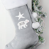 Baby Polar Bear - Personalised Christmas Stocking - Personalised Memento Company - Junior Bambinos