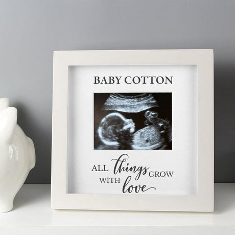 Baby Scan Photo Frame - All Things Grow - Personalised - Junior Bambinos
