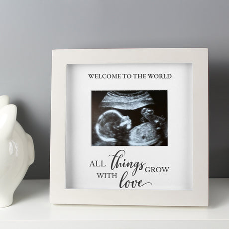 Baby Scan Photo Frame - All Things Grow - Personalised - Personalised Memento Company - Junior Bambinos