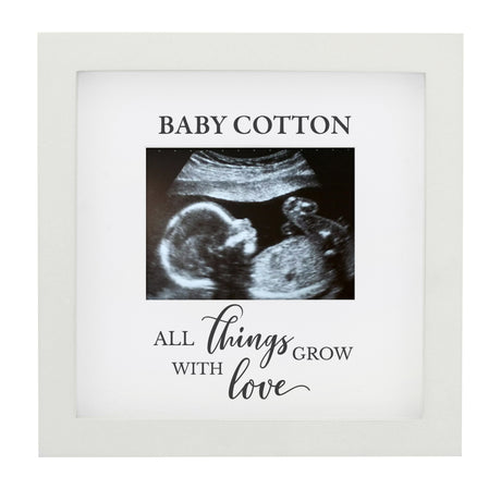 Baby Scan Photo Frame - All Things Grow - Personalised - Personalised Memento Company - Junior Bambinos