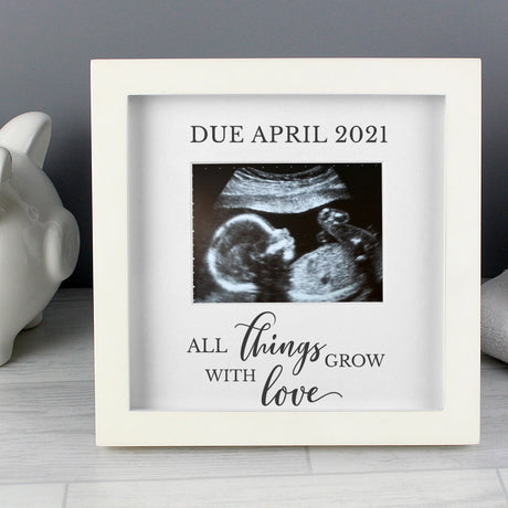 Baby Scan Photo Frame - All Things Grow - Personalised - Personalised Memento Company - Junior Bambinos