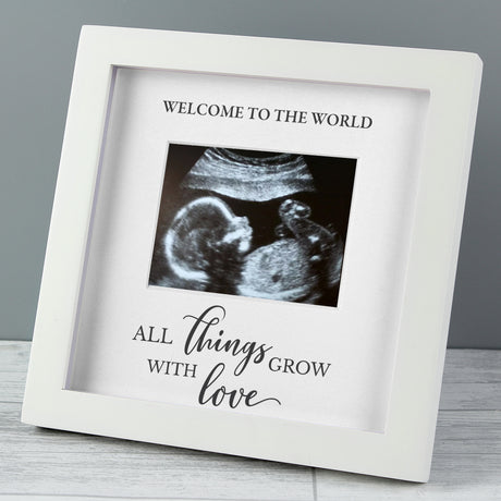 Baby Scan Photo Frame - All Things Grow - Personalised - Personalised Memento Company - Junior Bambinos