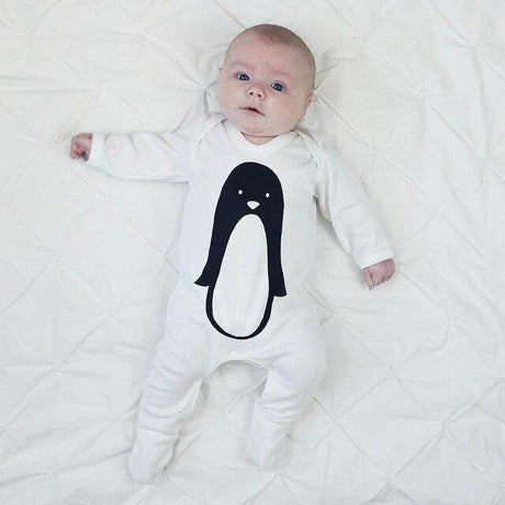 Baby Sleepsuit - Penguin - Junior Bambinos