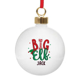 Big Elf - Personalised Christmas Bauble