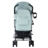 My Babiie MB51 Lightweight Aqua Stroller with Pocket on Hood and Cup Holder