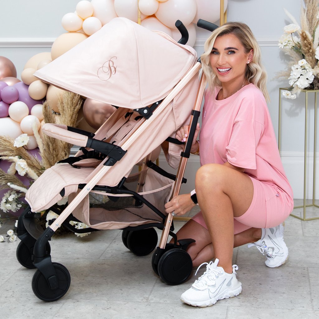 My Babiie Billie Faiers Rose Gold and Blush Stroller MB51