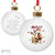 Boofle - Personalised Christmas Reindeer Bauble - Personalised Memento Company - Junior Bambinos