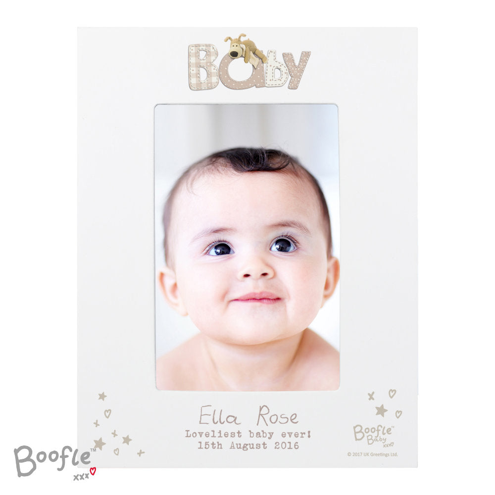 Boofle - Personalised Baby Photo Frame - Personalised Memento Company - Junior Bambinos