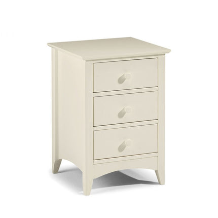 Cameo 3 Drawer Bedside Cabinet - Julian Bowen - Junior Bambinos