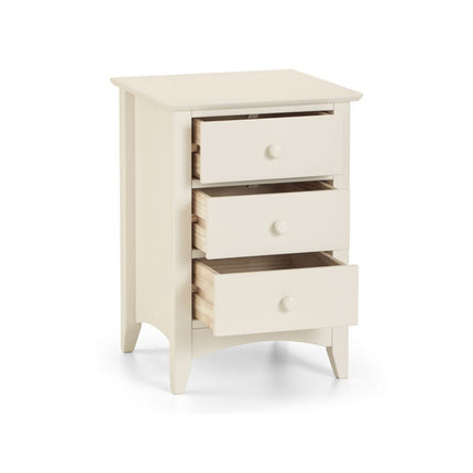 Cameo 3 Drawer Bedside Cabinet - Julian Bowen - Junior Bambinos