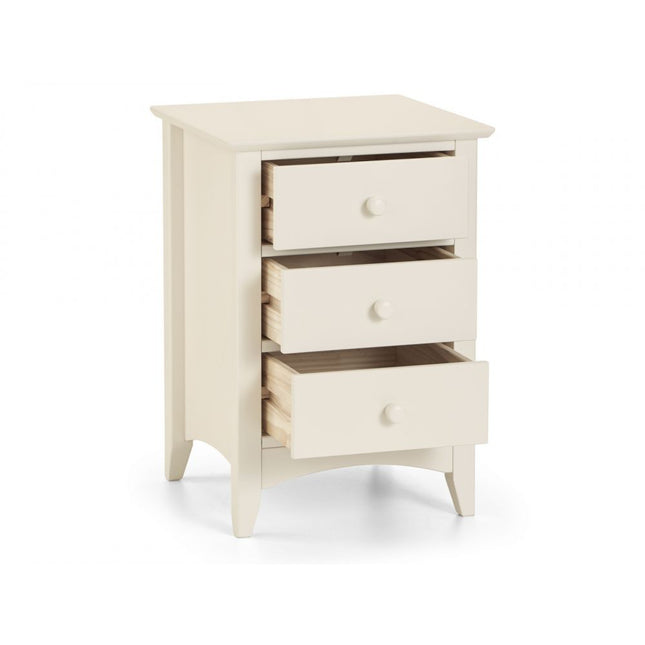 Cameo 3 Drawer Bedside Cabinet - Julian Bowen - Junior Bambinos
