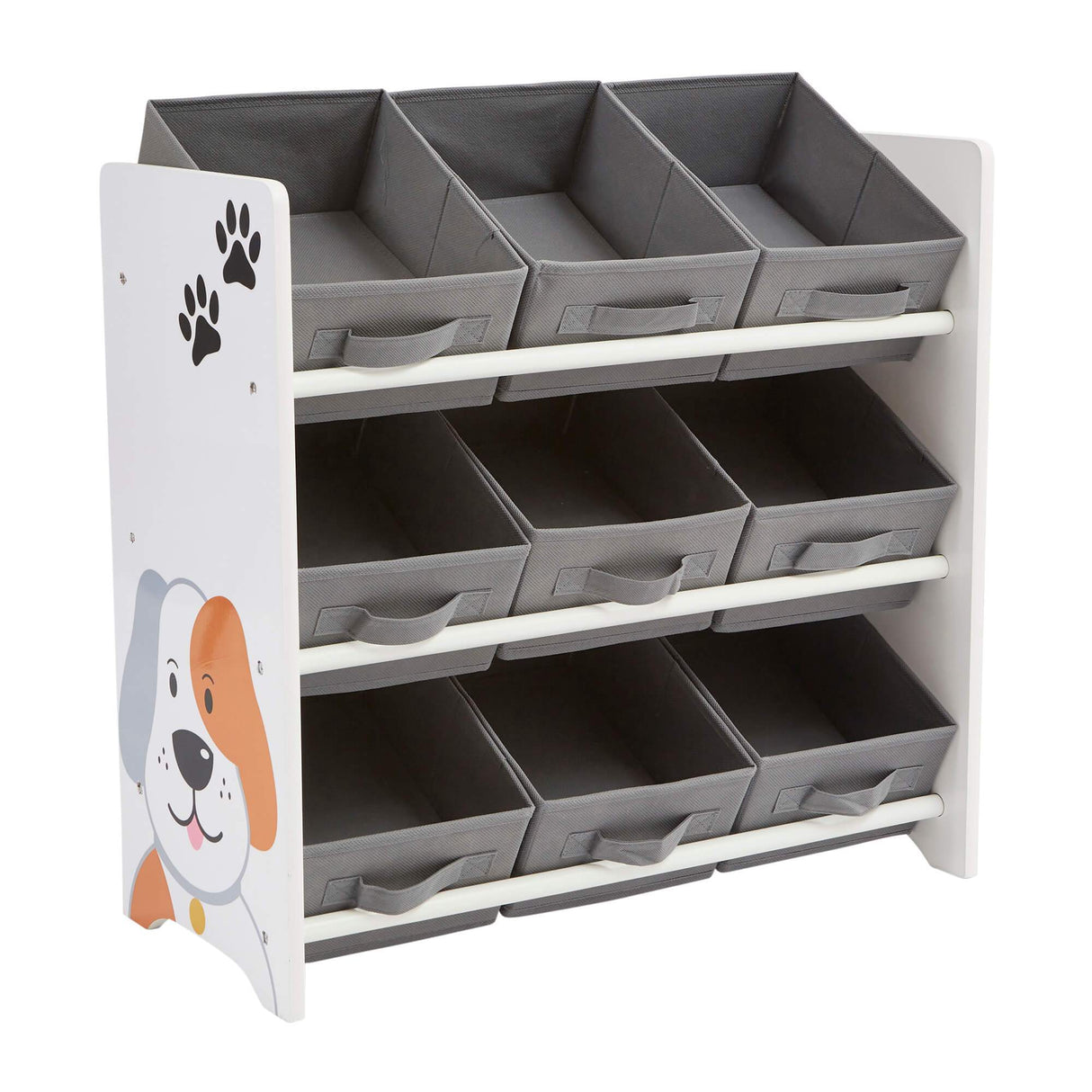 Cat & Dog Book 9 Bin Storage Unit - Liberty House Toys - Junior Bambinos