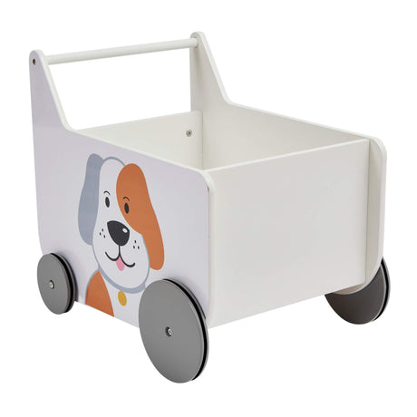 Cat & Dog Push Along Walker | Storage Cart - Liberty House Toys - Junior Bambinos