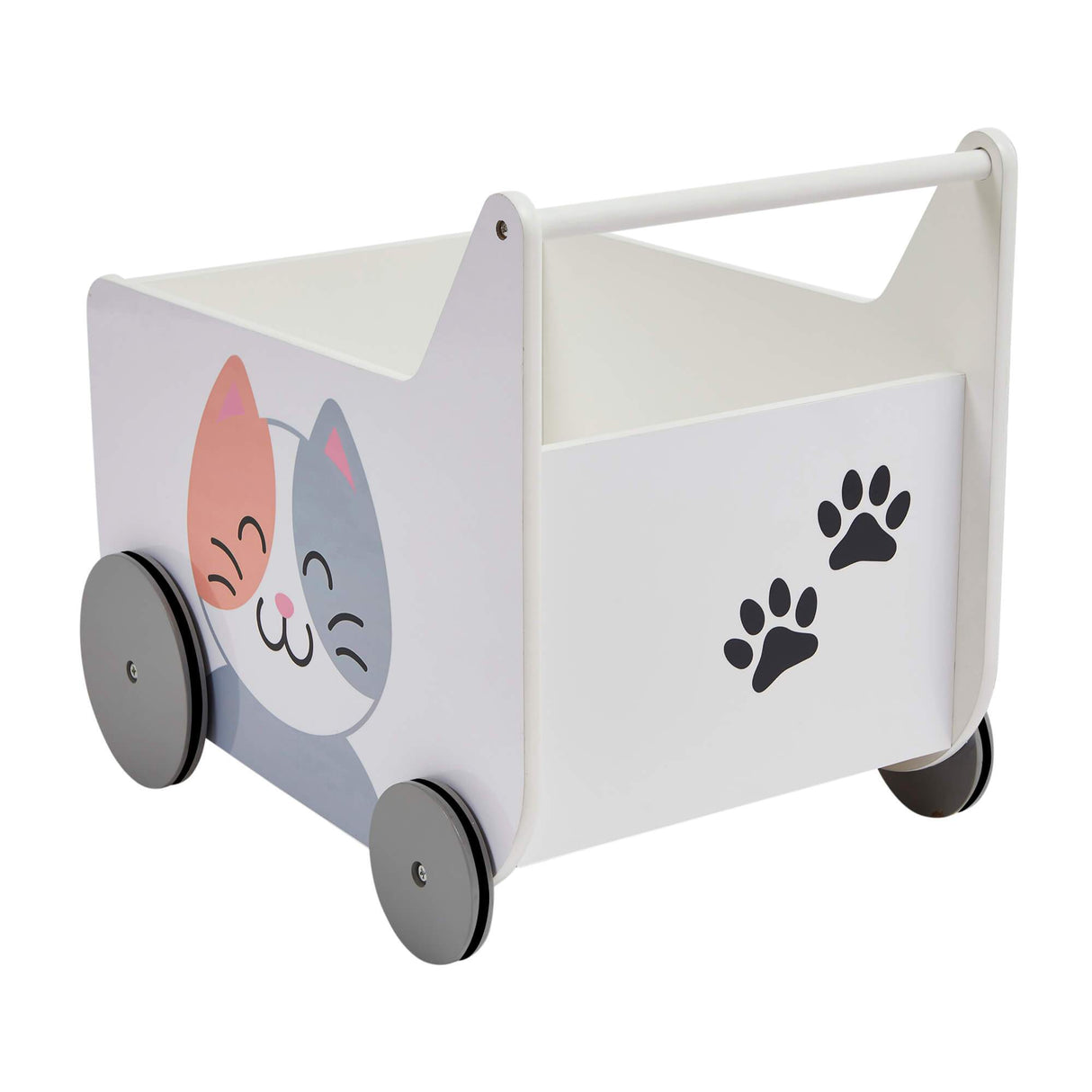 Cat & Dog Push Along Walker | Storage Cart - Liberty House Toys - Junior Bambinos