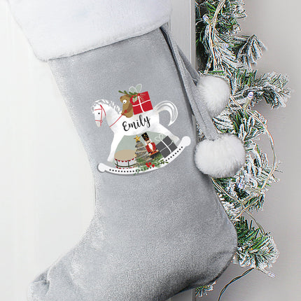 Rocking Horse - Personalised Christmas Stocking - Personalised Memento Company - Junior Bambinos