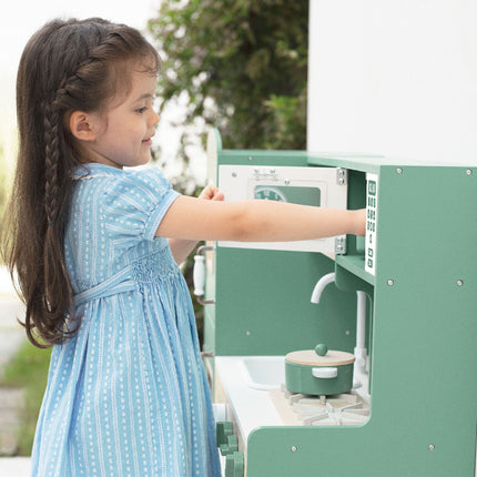 Vintage Wooden Play Kitchen