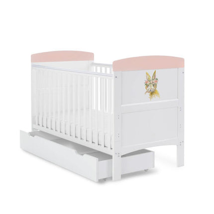 Water Colour Rabbit Cot Bed - Junior Bambinos