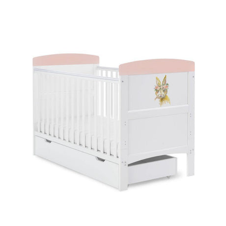 Water Colour Rabbit Cot Bed - Junior Bambinos