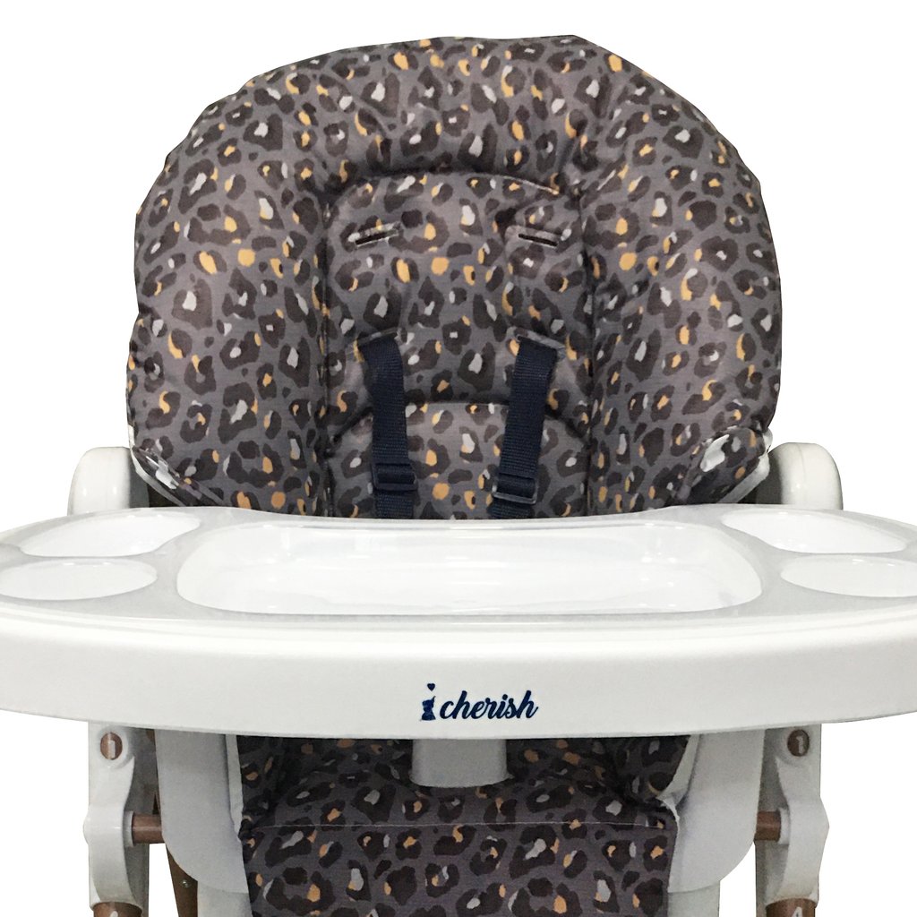 Dani Dyer Leopard Premium Highchair - My Babiie - Junior Bambinos