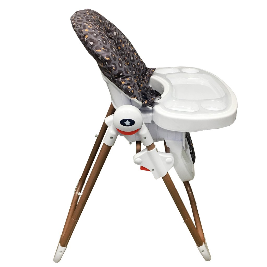 Dani Dyer Leopard Premium Highchair - My Babiie - Junior Bambinos