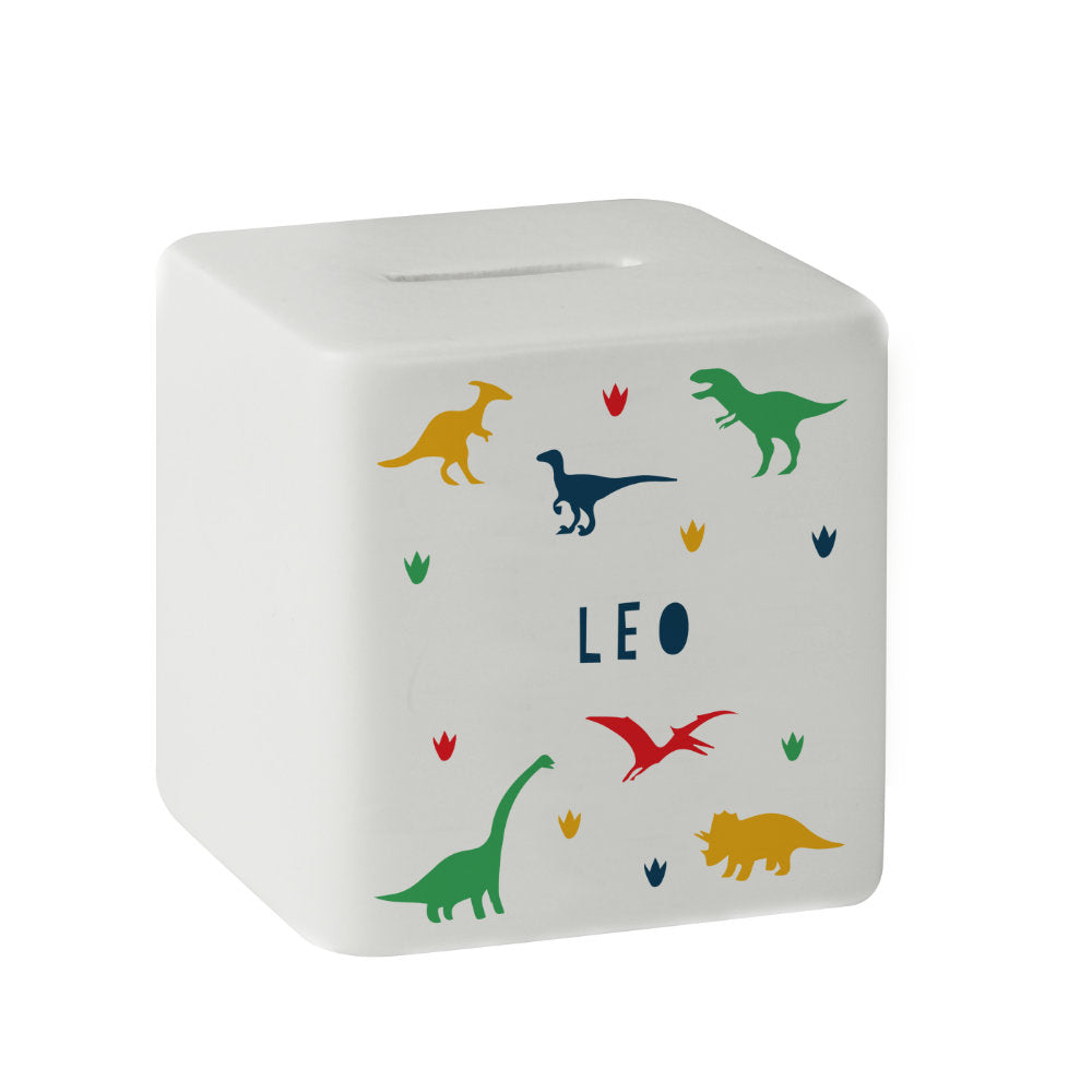 Dinosaur Money Box - Personalised