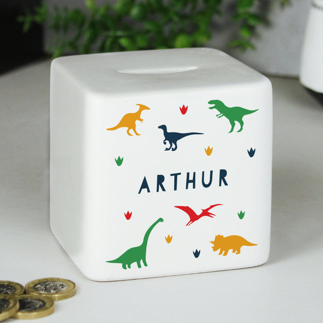 Dinosaur Money Box - Personalised