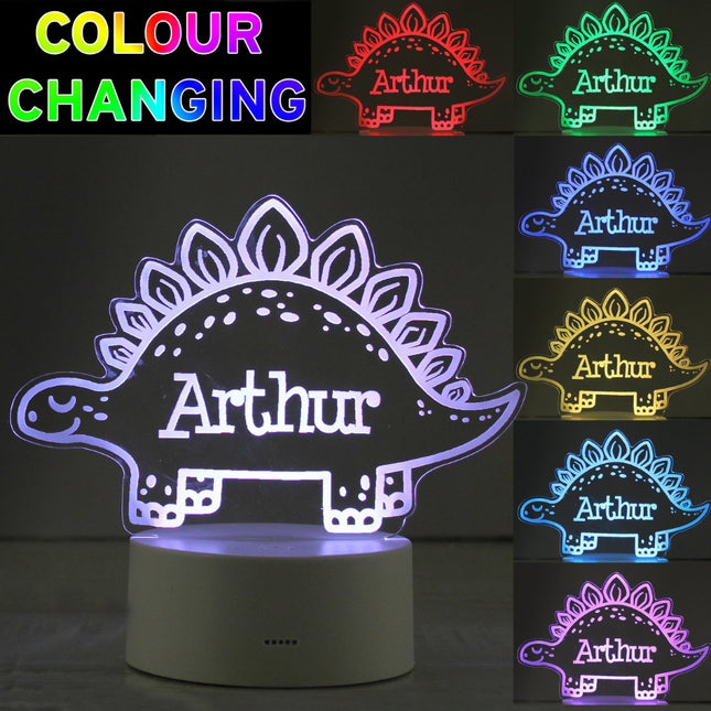 Personalised Dinosaur Nightlight