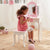 Gisele Vanity Set - Polka Dot - White & Pink