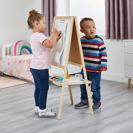 Wooden 4 in 1 Double Sided Easel - Liberty House Toys - Junior Bambinos