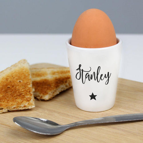 Egg Cup - Star - Personalised - Junior Bambinos