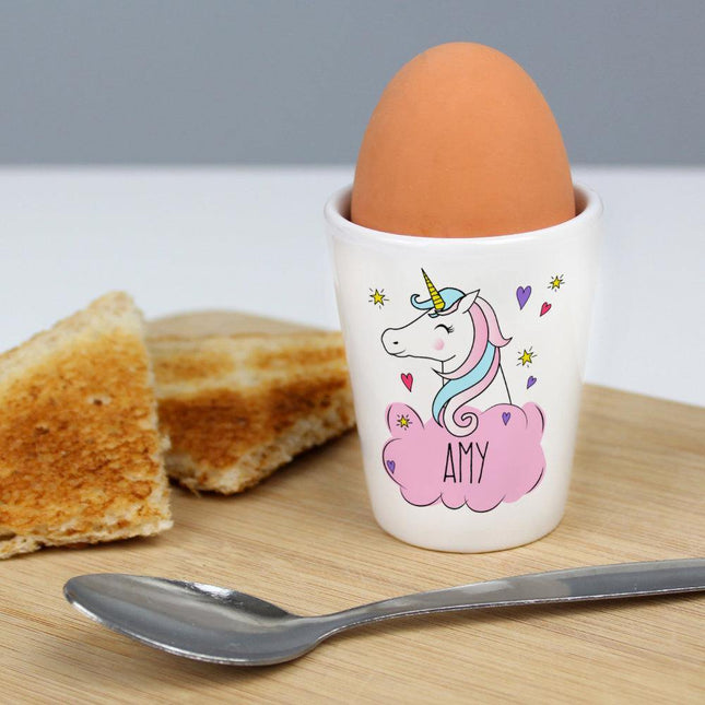 Egg Cup - Unicorn - Personalised - Junior Bambinos