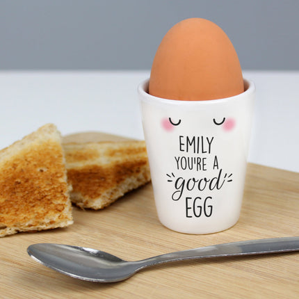 Egg Cup - You're a Good Egg - Personalised - Personalised Memento Company - Junior Bambinos