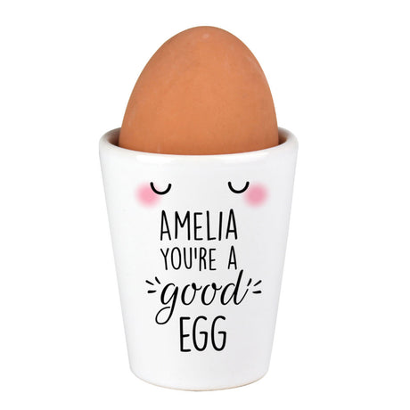 Egg Cup - You're a Good Egg - Personalised - Personalised Memento Company - Junior Bambinos